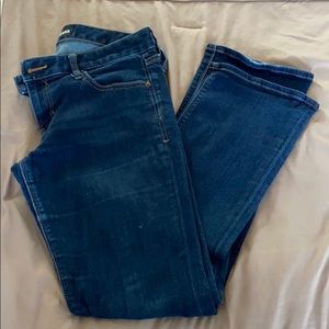 Express Barely Boot Low Rise Jeans